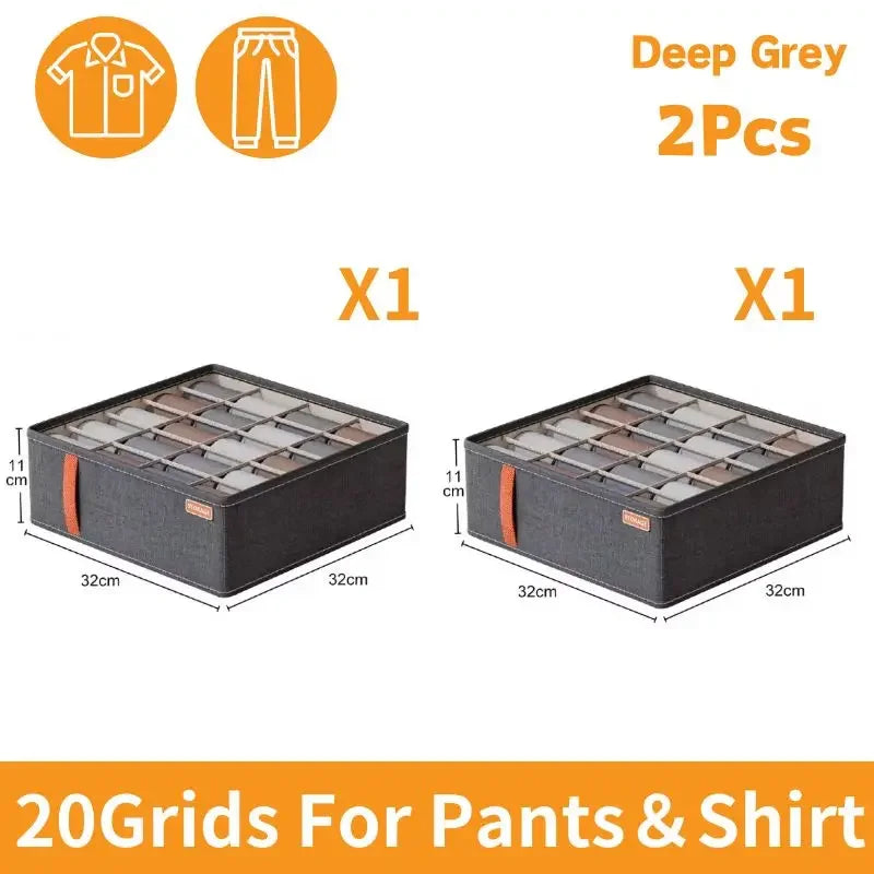 Socks Organizer Underwear Bra Storage Box Cabinet Drawer Organizer For Clothes Ties Wardrobe Clothes Organizer Cabinet Separator