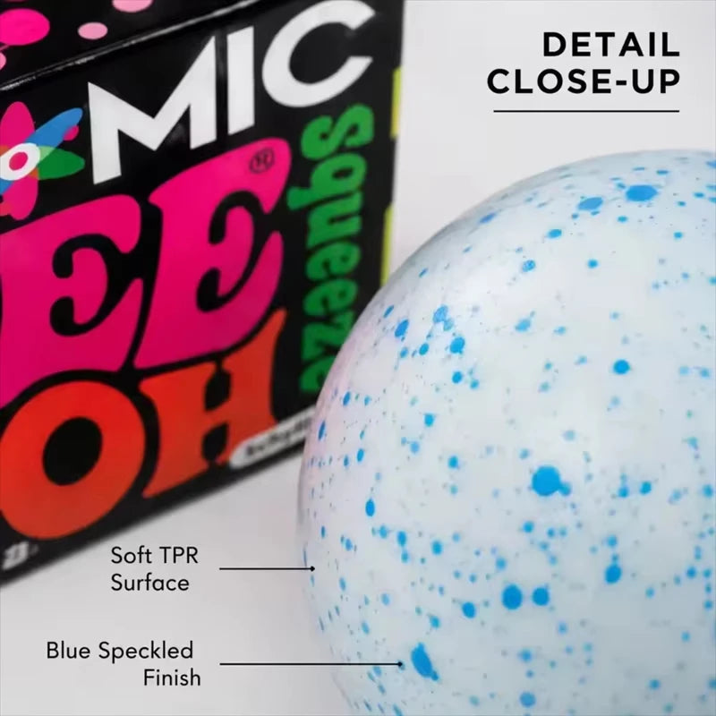 Needoh Snow Ball Crunch Squishy Fidget Sensory Toy Anxiety Relief Stress Ball For Autism Non‑toxic Soft Squishy Squeeze Toys