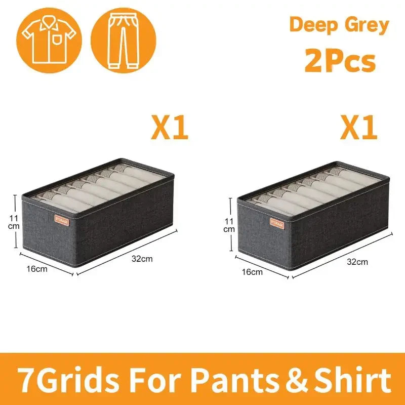 Socks Organizer Underwear Bra Storage Box Cabinet Drawer Organizer For Clothes Ties Wardrobe Clothes Organizer Cabinet Separator