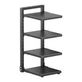 Multi Layer Under Sink Kitchen Storage Rack Adjustable Carbon Steel Floor Standing Pot Pan Organizer for Home Cookware