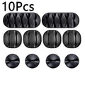 Self Adhesive Cable Clips Silicone USB Cable Organizer USB Charging Cable Winder Office Desktop Management Clips Cables Holder