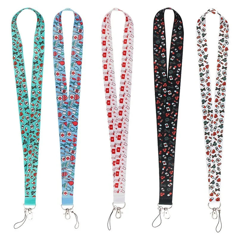 Cartoon Nurse ID Lanyard