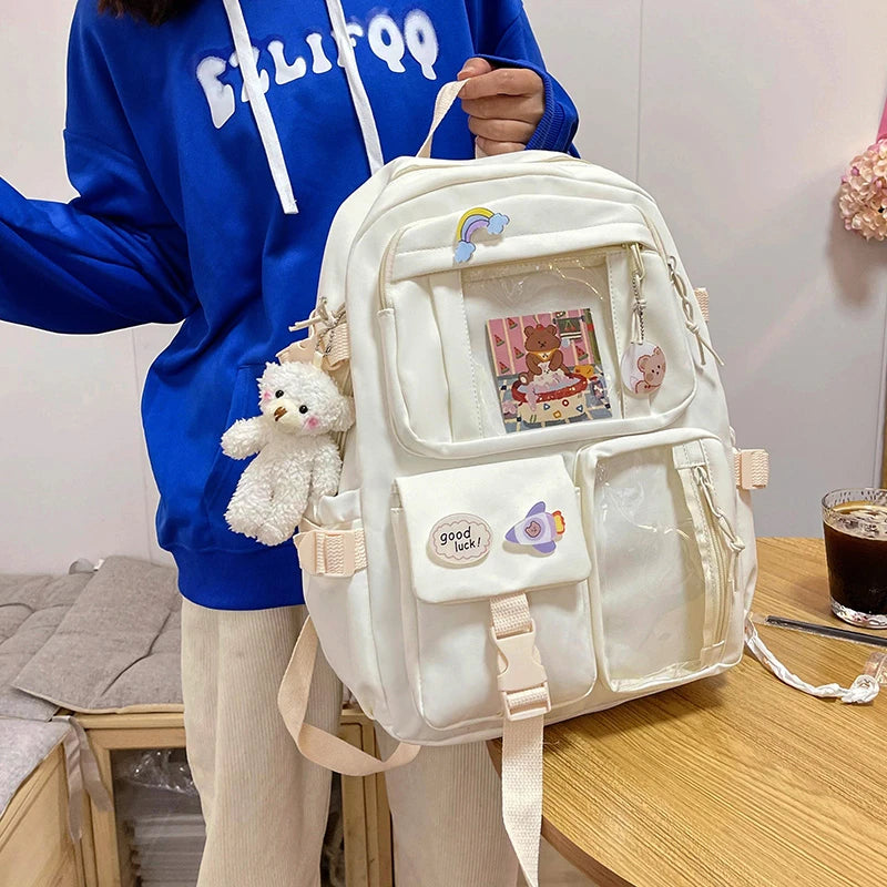 Cute Waterproof School Backpack