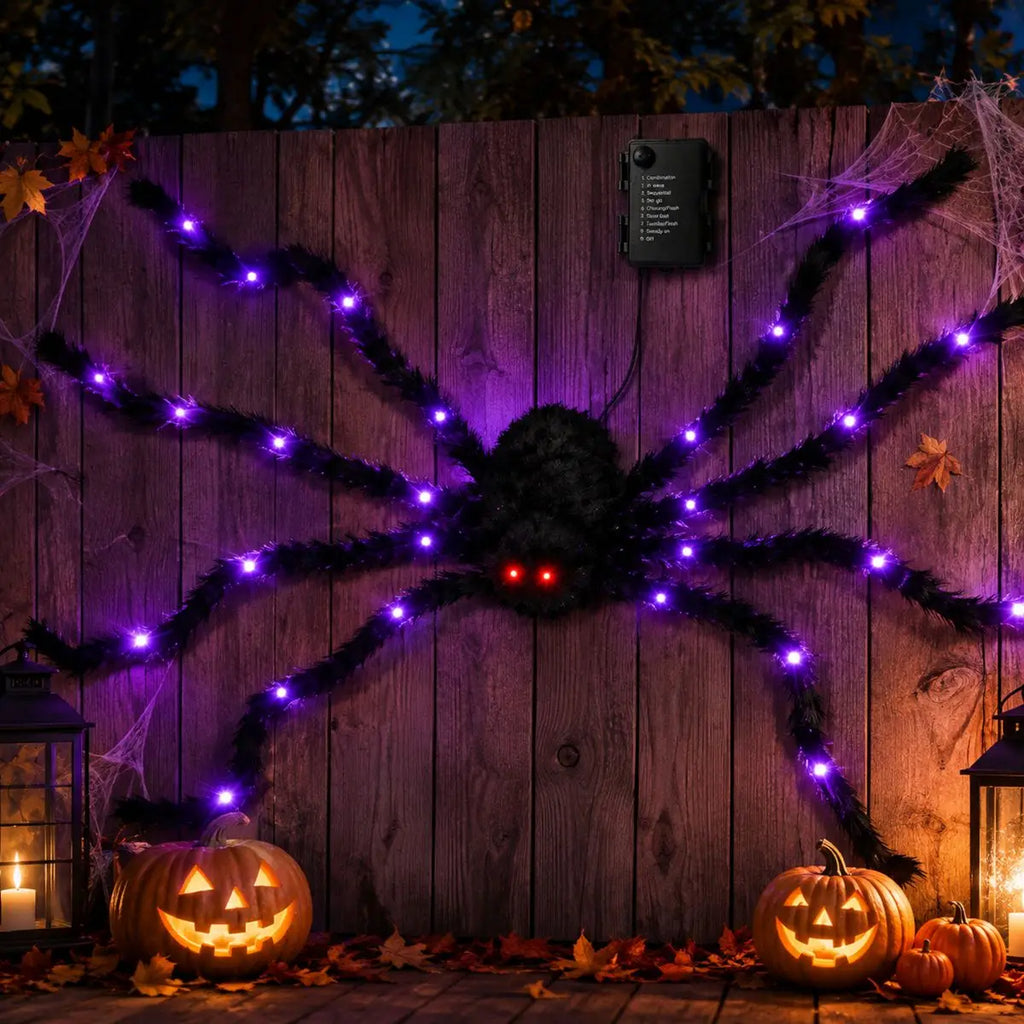 Giant Fuzzy Spider Light