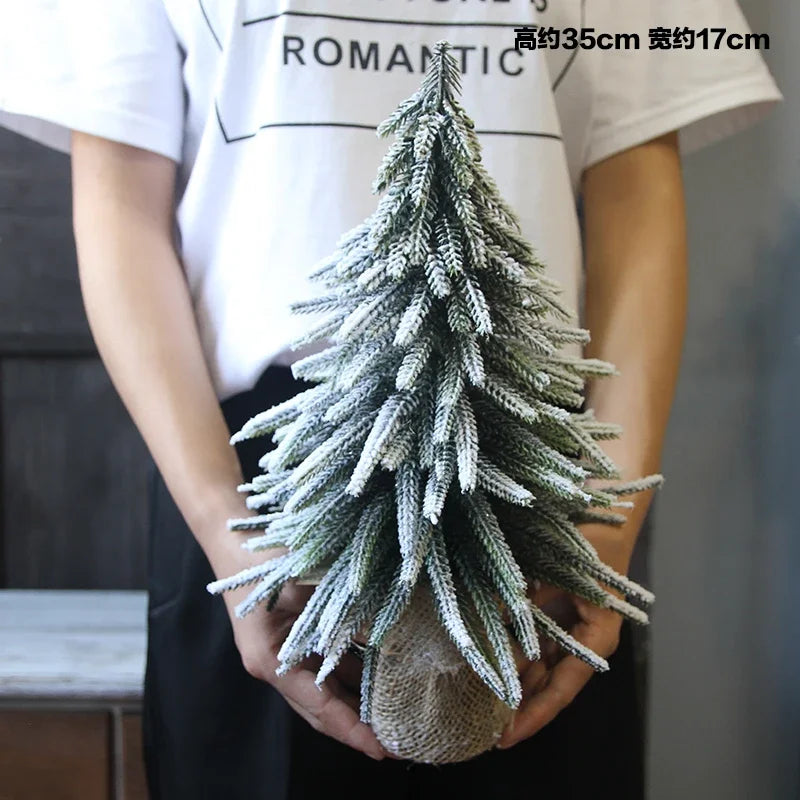 2019 Christmas Artificial mini Xams tree tabletop display window restaurant front desk store decorations small arbol de navidad