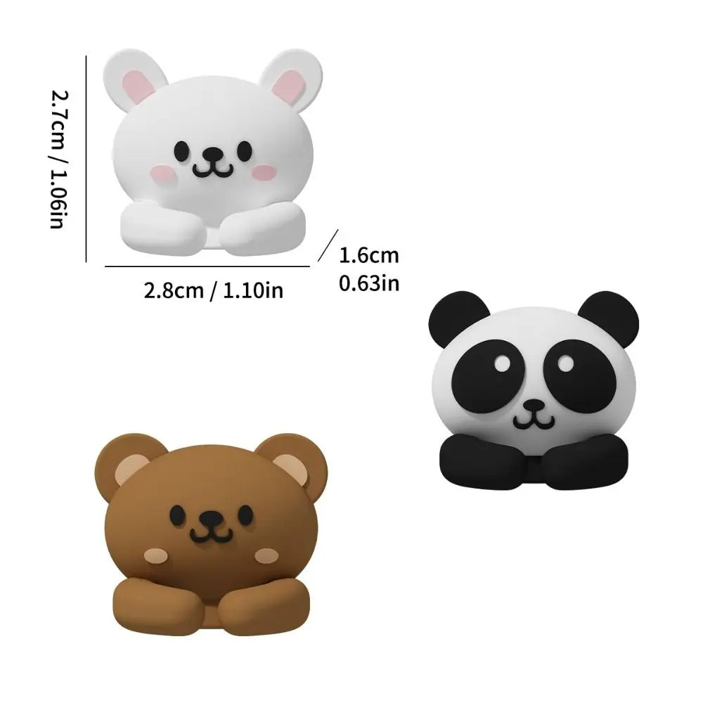 Strong Adhesive Self-Adhesive Cable Clip Cute Animal Design Desktop Organiser Cable Organizer Cord Winder Clip Mouse