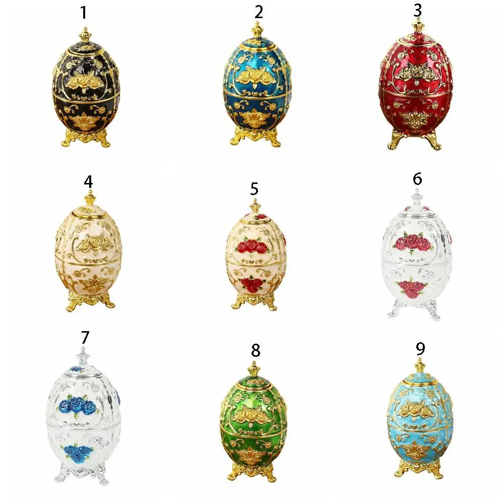 Press Type European Style Toothpick Box Light luxury Sturdy Floral Toothpick Case Rose Pattern Automatic Toothpick Dispenser