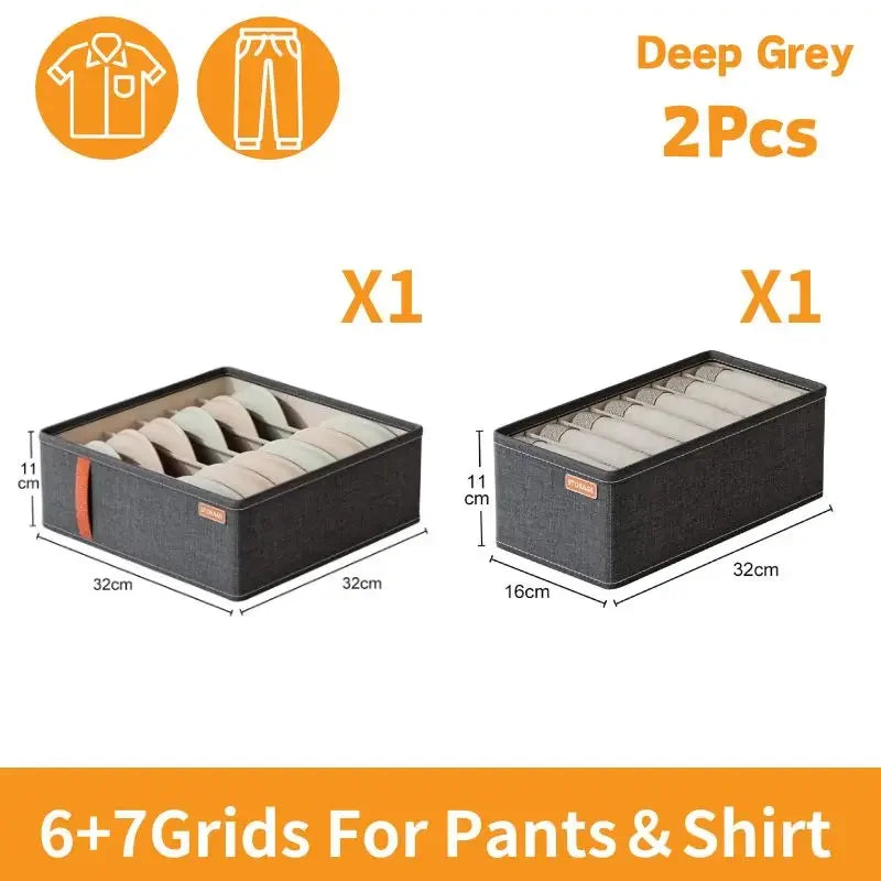 Socks Organizer Underwear Bra Storage Box Cabinet Drawer Organizer For Clothes Ties Wardrobe Clothes Organizer Cabinet Separator