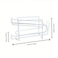 2026 Metal Beverage Beer Rack Storage Organizer Holder Can Tank Kitchen Finishing Refrigerator Fridge Pantry Space Saver Tools