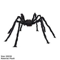 Practical 8 Modes Halloween Spider Web Lights Glow 250 LEDs LED Spider Net Hanging 5m Scary Giant Spider Haunted House
