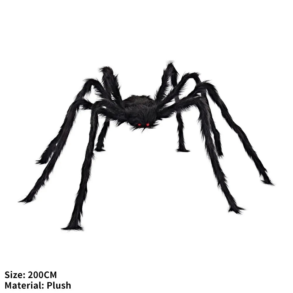 Practical 8 Modes Halloween Spider Web Lights Glow 250 LEDs LED Spider Net Hanging 5m Scary Giant Spider Haunted House