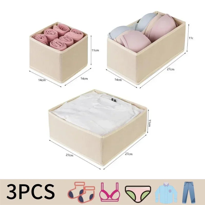 Underwear Sock Bra Storage Box Cabinet Drawer Organizer For Clothes Ties Wardrobe Clothes Socks Organiser Cabinet Separator Box