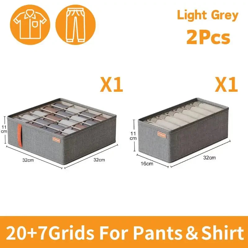Socks Organizer Underwear Bra Storage Box Cabinet Drawer Organizer For Clothes Ties Wardrobe Clothes Organizer Cabinet Separator