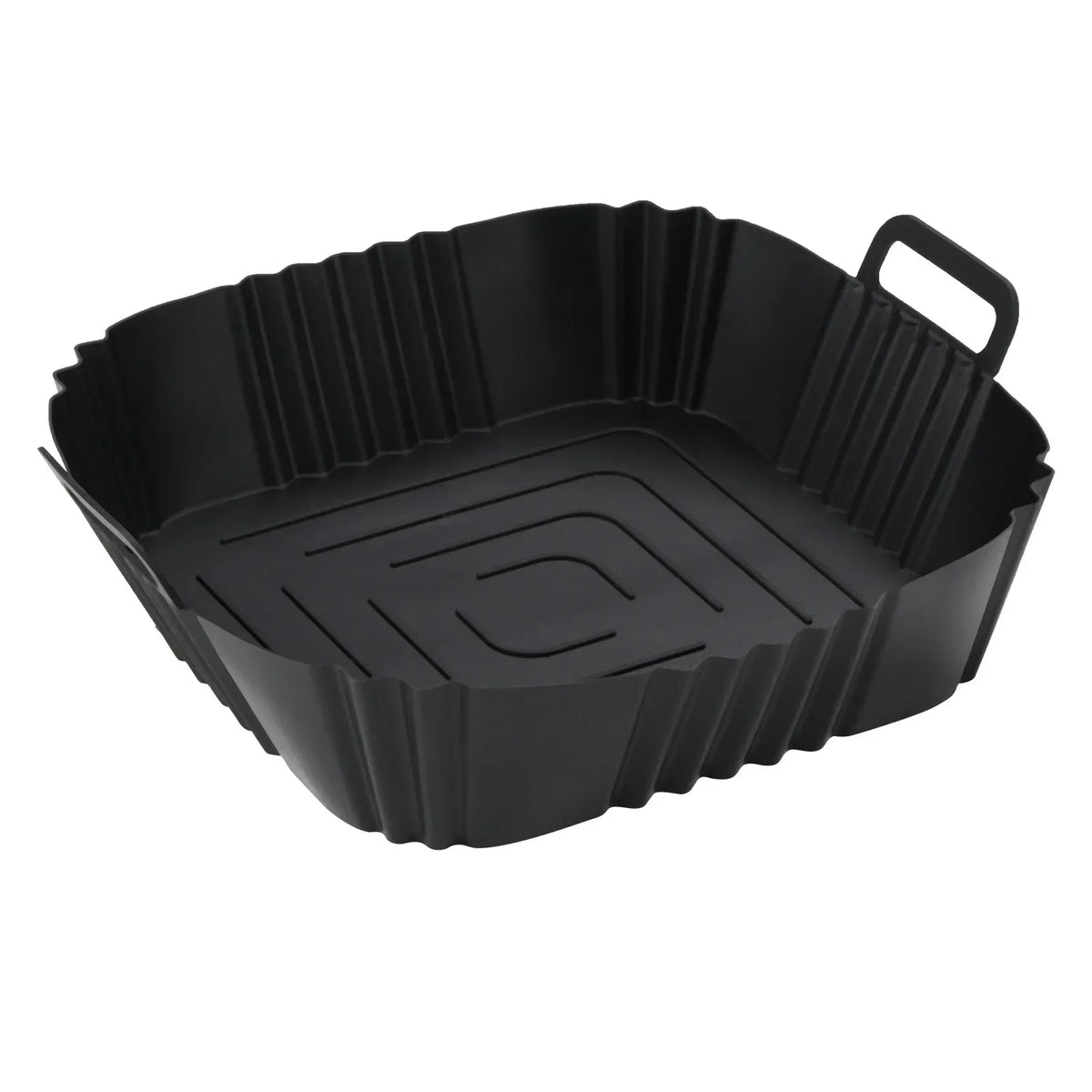 1pc of 16cm silicone air fryer oven baking plate pizza fried chicken silicone basket reusable air fryer liner accessory