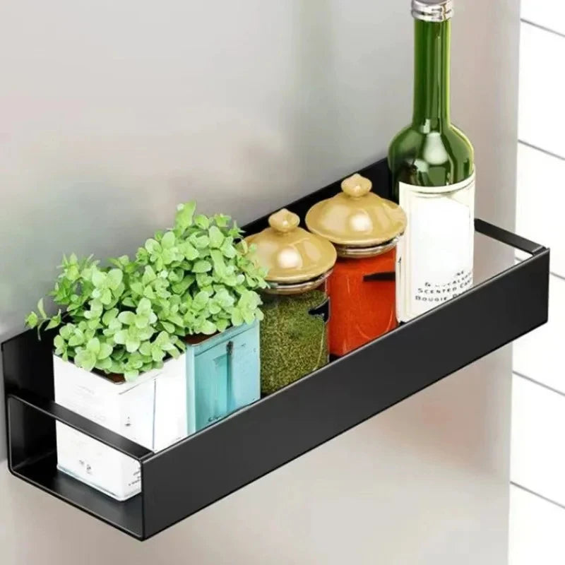 Magnetic Storage Shelf Household Kitchen Refrigerator Washing Machine Side Hanging Storage Rack, Multifunctional Storage