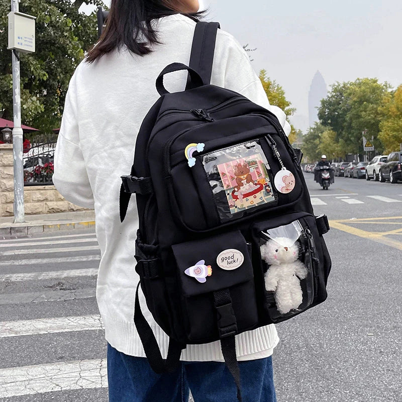 Cute Waterproof School Backpack