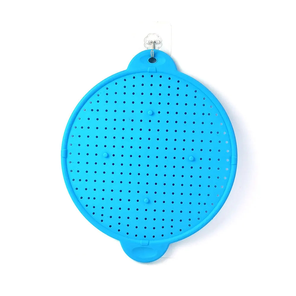 Silicone World Silicone Splash-Proof Net Oil-Proof Splash Cover Pot Pad Steamer Pad Pot Lid Water Filter Strainer Kitchen Tools