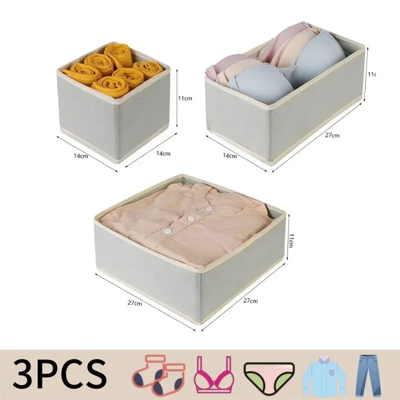 Underwear Sock Bra Storage Box Cabinet Drawer Organizer For Clothes Ties Wardrobe Clothes Socks Organiser Cabinet Separator Box