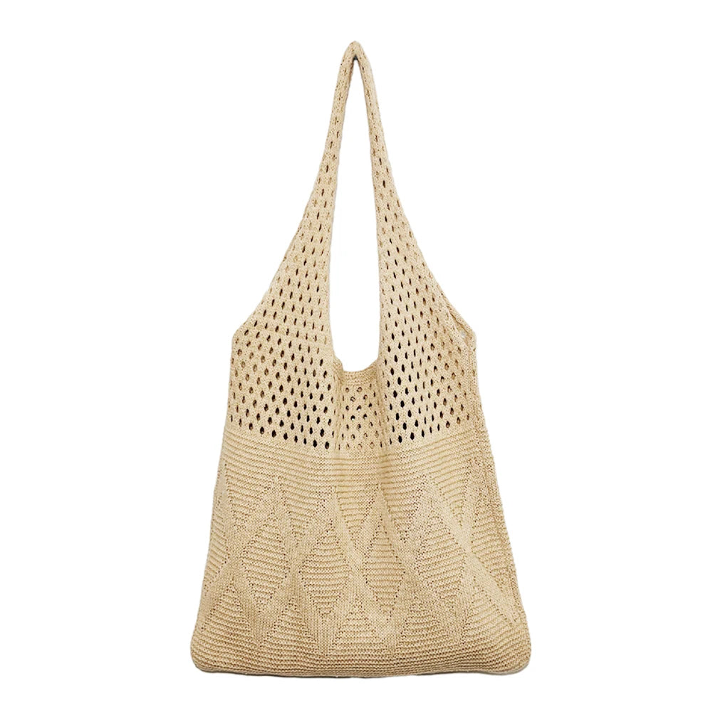 Solid Color Hobo Bag