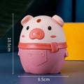 Cute Cartoon Piggy Toothpick Holder Automatic Toothpick Dispenser Holder Restaurant Table Decor Daily Use Toothpick Dispenser