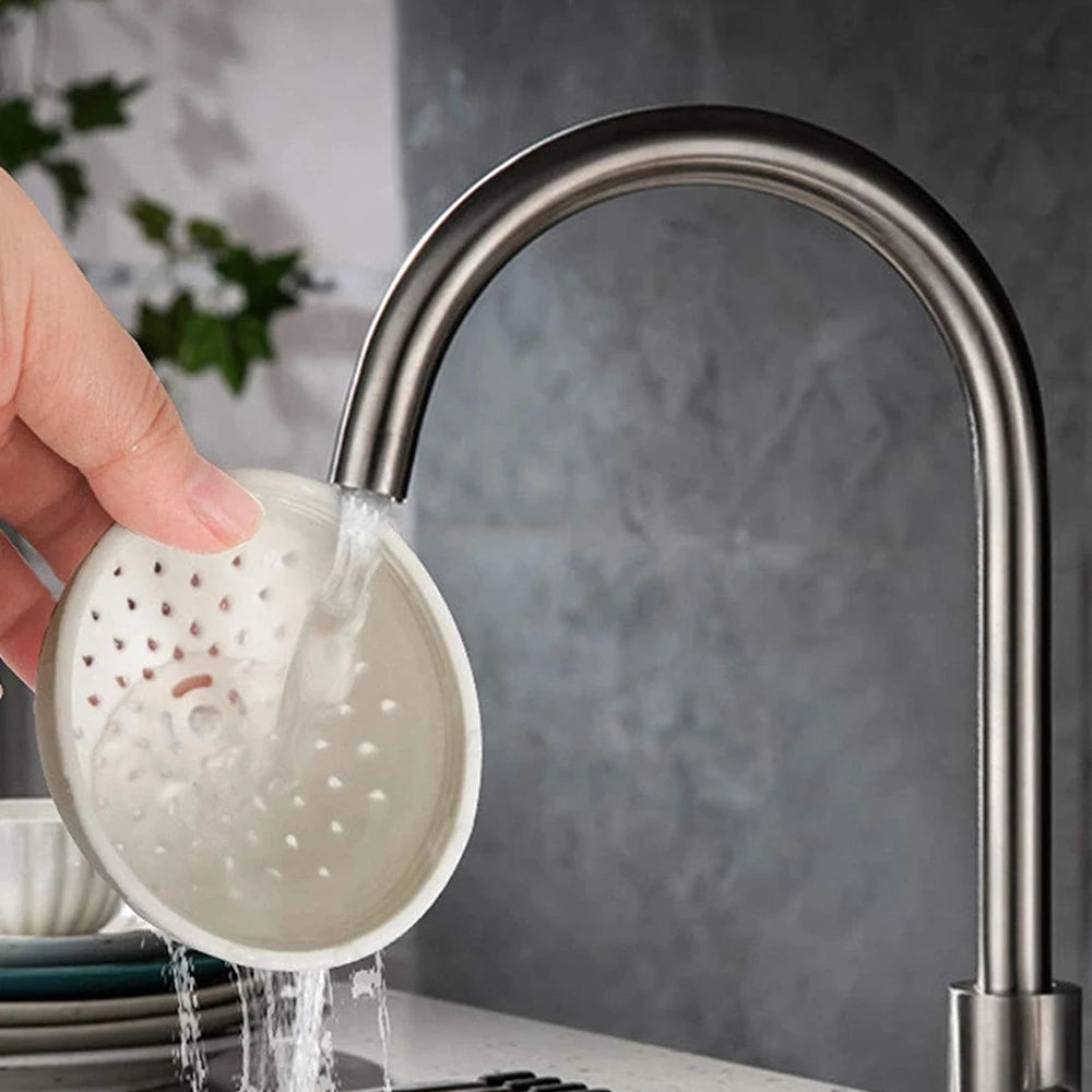 1PCS Silicone Gel Filter Water Filter Cover Silica Filter Funnel Multi-use Mini Colander Food Mesh Can Drainer Kitchen Gadget
