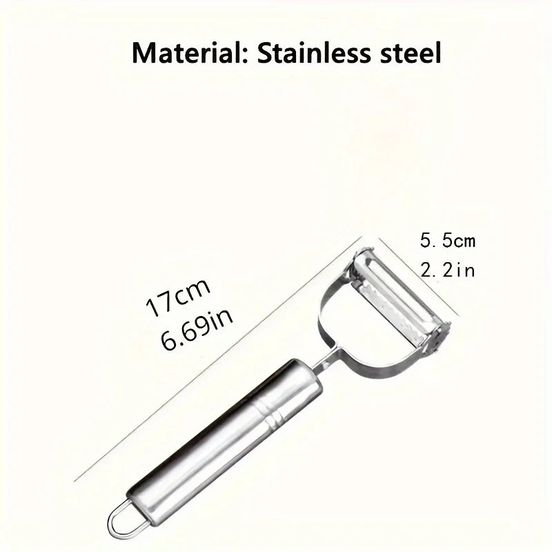 4in1 Peeler Multifunction Grater Julienne Peeler Vegetable Fruit Peeler Stainless Steel Shredder Kitchen Tool For Home Kitchen