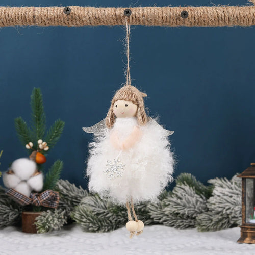 1/3PCS Angel Doll Felt Dress with Wings Girl Pendant Christmas Holiday Gift Scene Decoration Props Christmas Decoration 2025