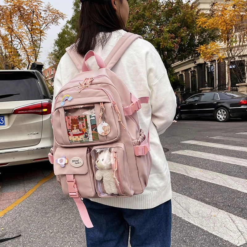 Cute Waterproof School Backpack