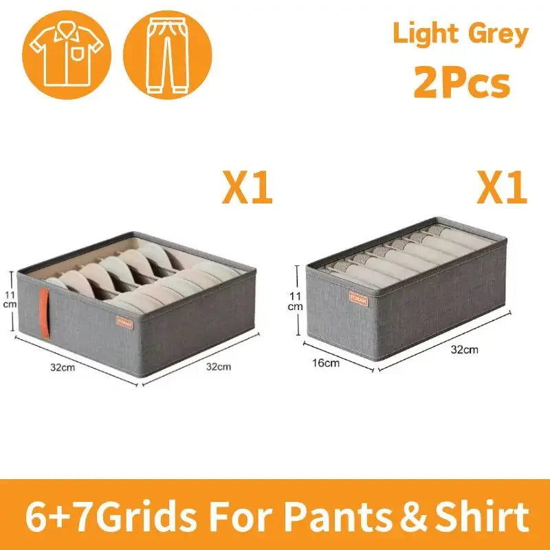 Socks Organizer Underwear Bra Storage Box Cabinet Drawer Organizer For Clothes Ties Wardrobe Clothes Organizer Cabinet Separator