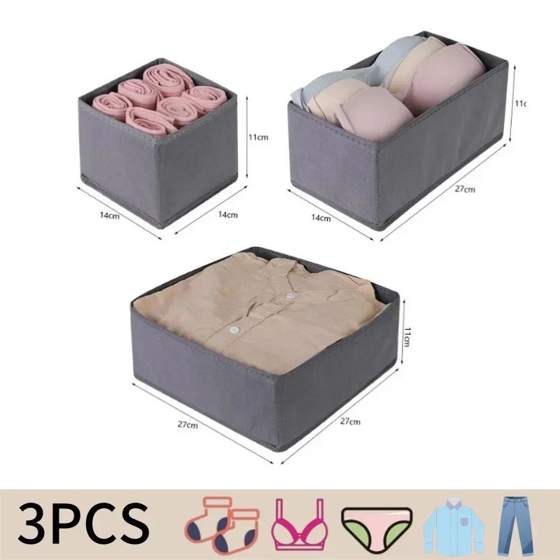 Underwear Sock Bra Storage Box Cabinet Drawer Organizer For Clothes Ties Wardrobe Clothes Socks Organiser Cabinet Separator Box