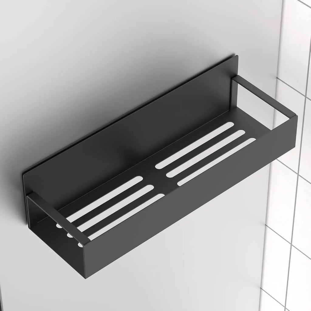 Metal 4 Pack Magnetic Spice Storage Rack Organizer for Refrigerator and Oven, Black Fridge Organizers and Storage, Metal