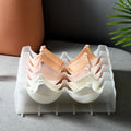 6Pcs/Set Plastic Underwear Storage Box Drawer Divider Closet Bra Socks Organizer Household Clothes Sorting Rack