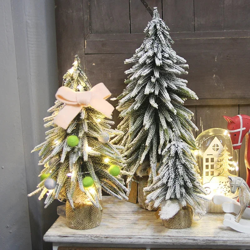 2019 Christmas Artificial mini Xams tree tabletop display window restaurant front desk store decorations small arbol de navidad