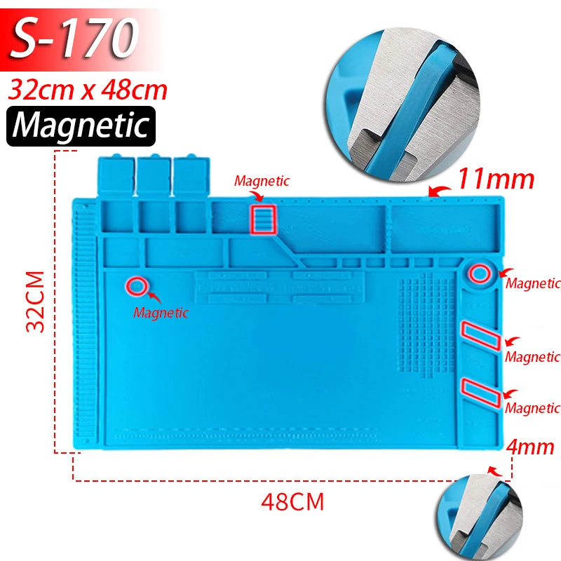 Silicone Soldering Work Mat