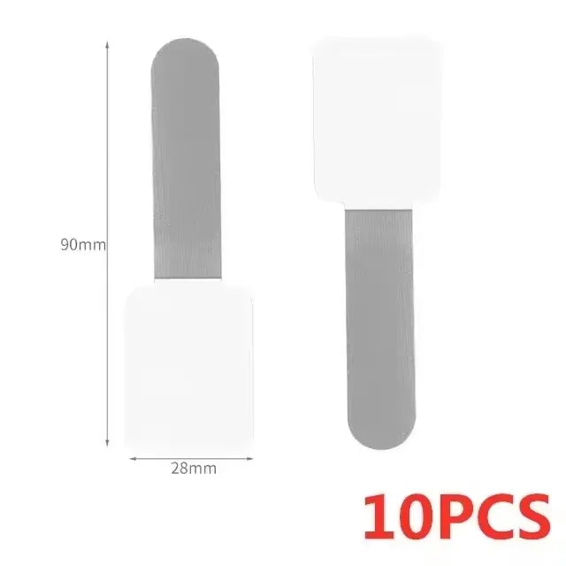 Adhesive Cable Clips - No-Residue Flexible Cord Organizers with Strong Adhesion for Desk Wall Home & Office Use - Portable Wire