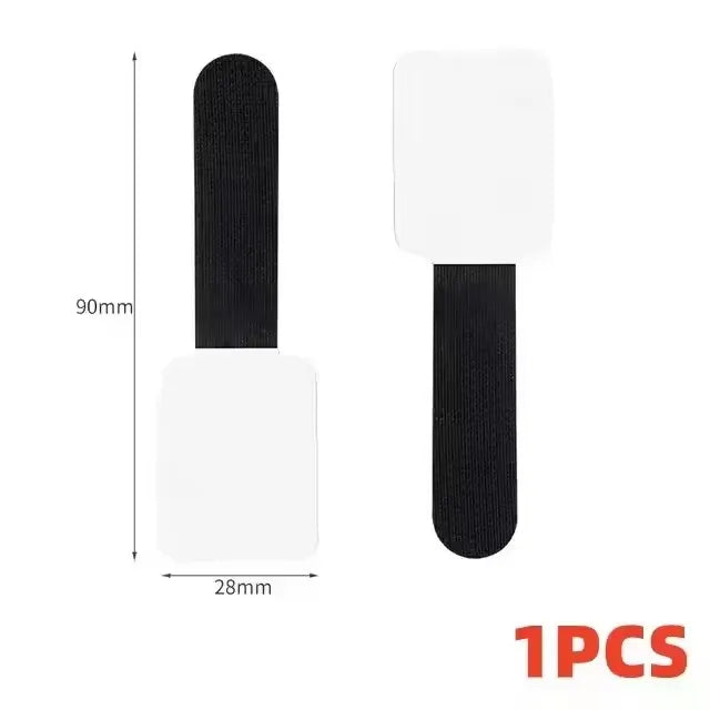 Adhesive Cable Clips - No-Residue Flexible Cord Organizers with Strong Adhesion for Desk Wall Home & Office Use - Portable Wire