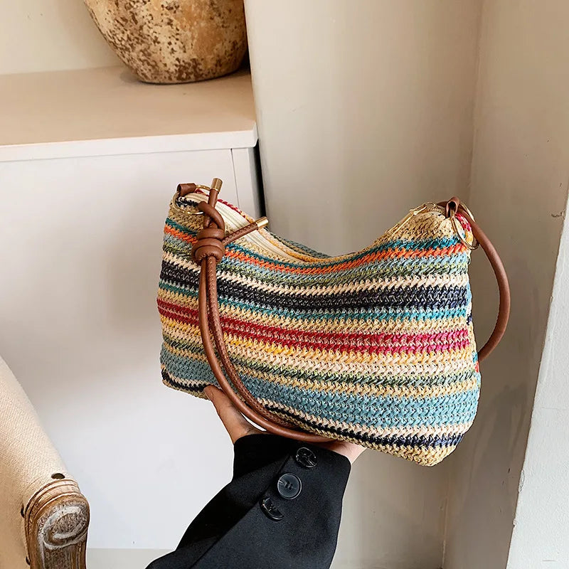 Striped-Straw-Tote-Bag