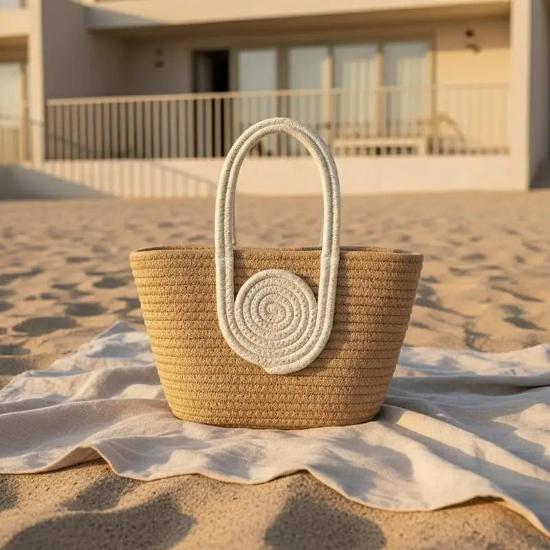 Vintage-Rattan-Beach-Tote